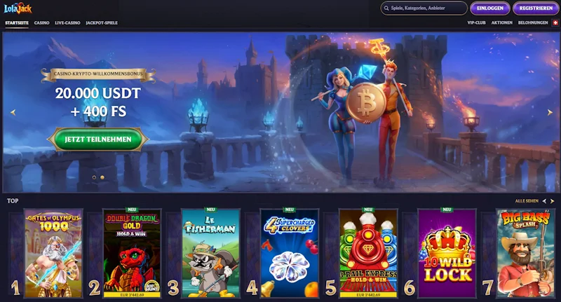 LolaJack – bestes neues Casino in Deutschland 2026