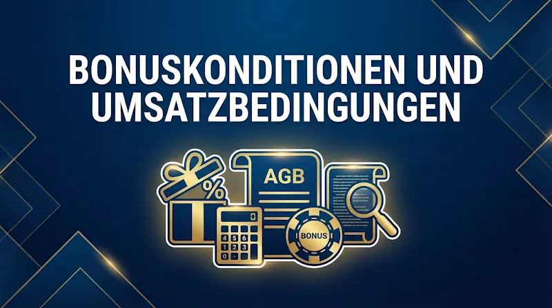 Bonuskonditionen und Umsatzbedingungen